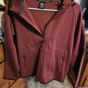Athletic Works Women's Maroon Utility Jacket